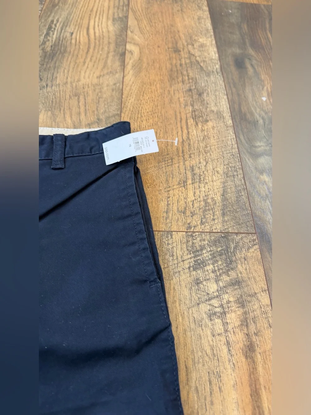 Gap Kids Boys Twill Uniform Shorts, Size 16, Navy Blue, NEW